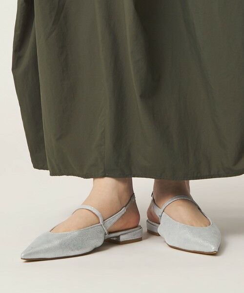 ODETTE E ODILE / オデット エ オディール フラットシューズ | ポインテッド ナロー ストラップ バックベルト フラット20↑ | 詳細2
