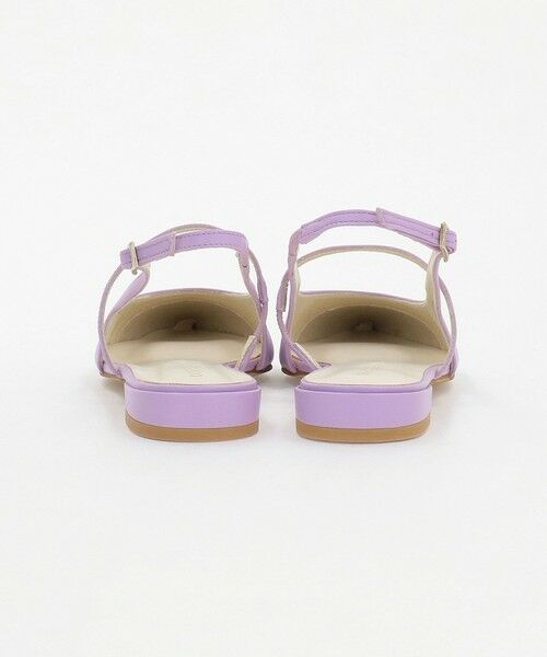 ODETTE E ODILE / オデット エ オディール フラットシューズ | ポインテッド ナロー ストラップ バックベルト フラット20↑ | 詳細10