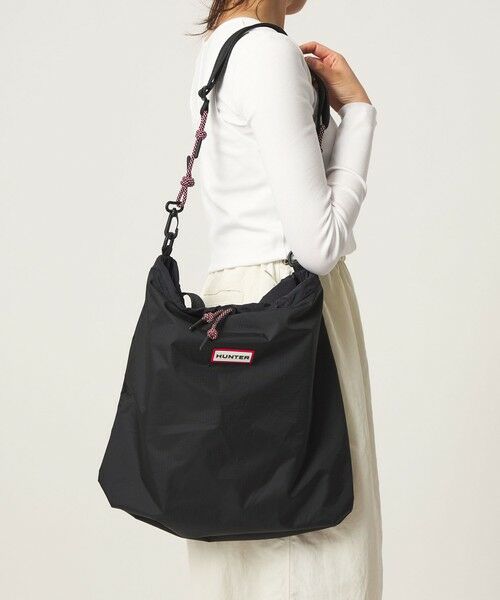 ODETTE E ODILE / オデット エ オディール ショルダーバッグ | ＜HUNTER＞ MULTI UBT7126NRS（BLACK）