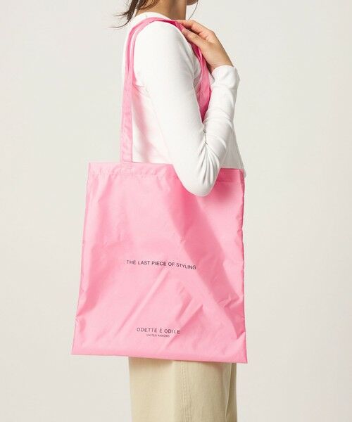 ODETTE E ODILE / オデット エ オディール トートバッグ | スポーティ トートバッグ（LT.PINK）