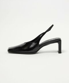 ODETTE E ODILE / オデット エ オディール パンプス | ＜SY＞ スクエアエッジヒールバックベルト パンプス55↑