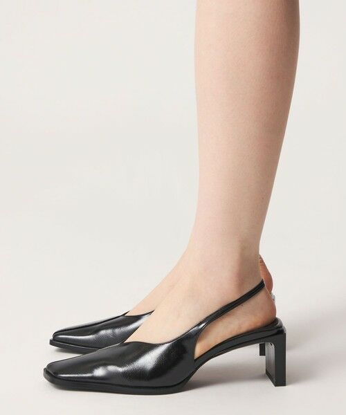 ODETTE E ODILE / オデット エ オディール パンプス | ＜SY＞ スクエアエッジヒールバックベルト パンプス55↑ | 詳細13