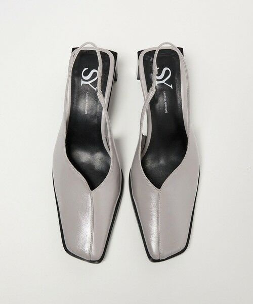 ODETTE E ODILE / オデット エ オディール パンプス | ＜SY＞ スクエアエッジヒールバックベルト パンプス55↑ | 詳細14