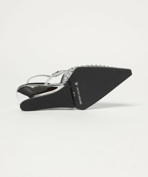 ODETTE E ODILE / オデット エ オディール サンダル | ＜SY＞ ポインテッド ビジュー ウェッジ バックベルト サンダル60↑ | 詳細5