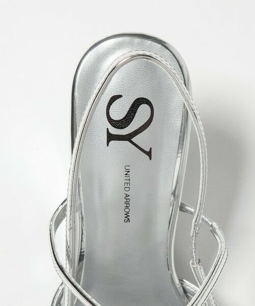 ODETTE E ODILE / オデット エ オディール サンダル | ＜SY＞ ポインテッド ビジュー ウェッジ バックベルト サンダル60↑ | 詳細6