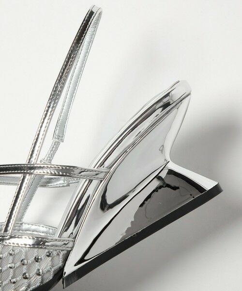 ODETTE E ODILE / オデット エ オディール サンダル | ＜SY＞ ポインテッド ビジュー ウェッジ バックベルト サンダル60↑ | 詳細8