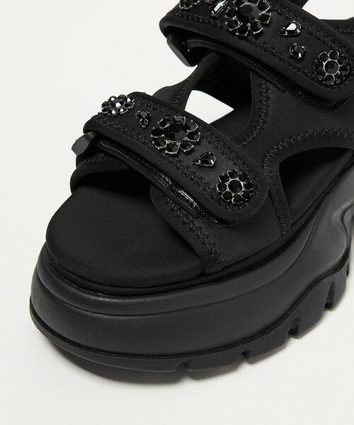 ODETTE E ODILE / オデット エ オディール サンダル | ＜SY＞ ネオプレーンビジュー サンダル75 | 詳細2