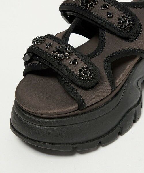 ODETTE E ODILE / オデット エ オディール サンダル | ＜SY＞ ネオプレーンビジュー サンダル75 | 詳細15