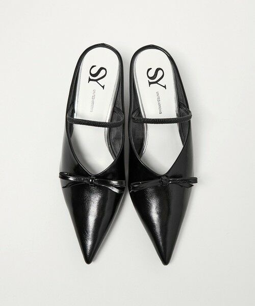 ODETTE E ODILE / オデット エ オディール サンダル | ＜SY＞ シェイプヒールリボンミュール サンダル50↑ | 詳細2