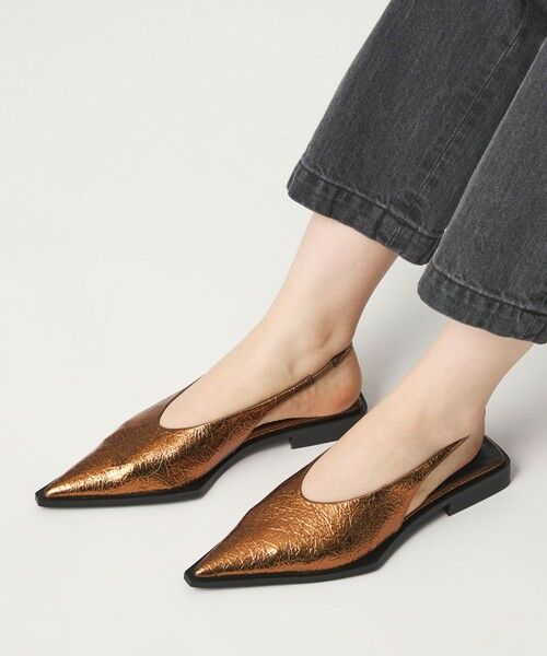 ODETTE E ODILE / オデット エ オディール フラットシューズ | <SY> ポインテッドエッジピースバックベルト フラット20↑ | 詳細4