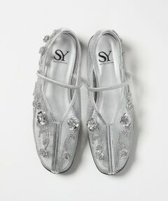 ODETTE E ODILE / オデット エ オディール フラットシューズ | ＜SY＞ フラワーメッシュチャイナ フラット20↑