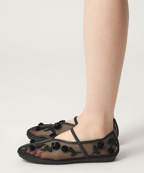 ODETTE E ODILE / オデット エ オディール フラットシューズ | ＜SY＞ フラワーメッシュチャイナ フラット20↑ | 詳細8
