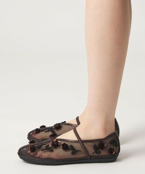 ODETTE E ODILE / オデット エ オディール フラットシューズ | ＜SY＞ フラワーメッシュチャイナ フラット20↑ | 詳細18