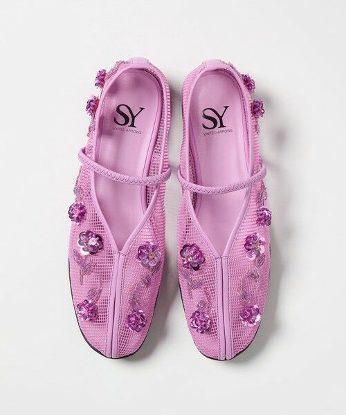 ODETTE E ODILE / オデット エ オディール フラットシューズ | ＜SY＞ フラワーメッシュチャイナ フラット20↑ | 詳細19