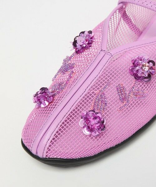 ODETTE E ODILE / オデット エ オディール フラットシューズ | ＜SY＞ フラワーメッシュチャイナ フラット20↑ | 詳細20