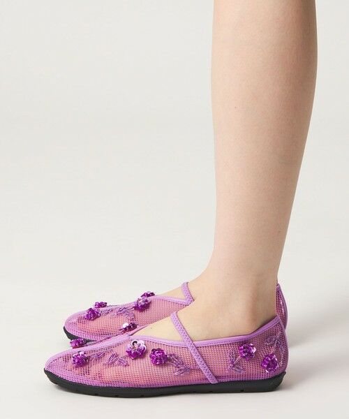 ODETTE E ODILE / オデット エ オディール フラットシューズ | ＜SY＞ フラワーメッシュチャイナ フラット20↑ | 詳細22
