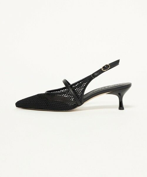 ODETTE E ODILE / オデット エ オディール パンプス | シアーストラップバックベルト パンプス50↑（BLACK）