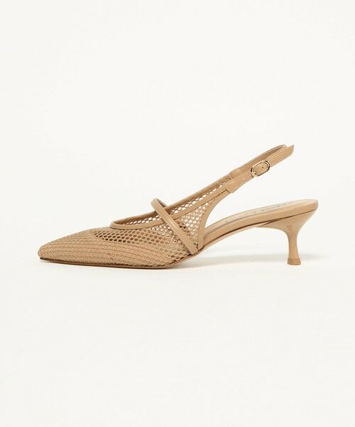 ODETTE E ODILE / オデット エ オディール パンプス | シアーストラップバックベルト パンプス50↑（BEIGE）