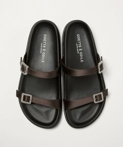 【WEB限定】ビジューバックル サンダル10■
