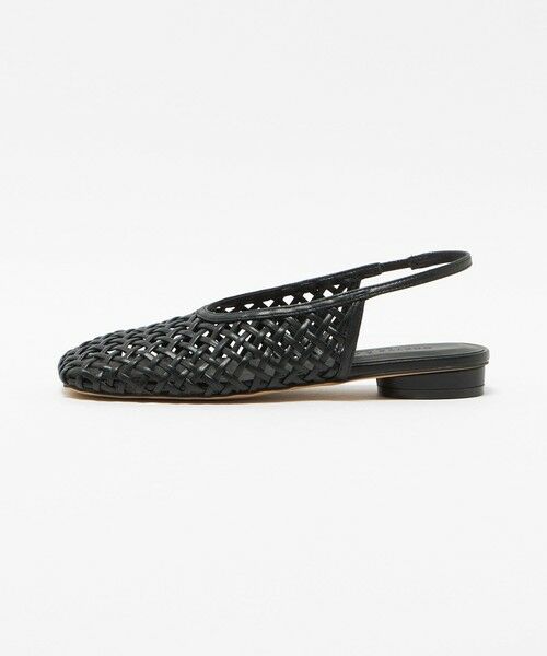 ODETTE E ODILE / オデット エ オディール フラットシューズ | メッシュバックベルト フラット20↑（BLACK）