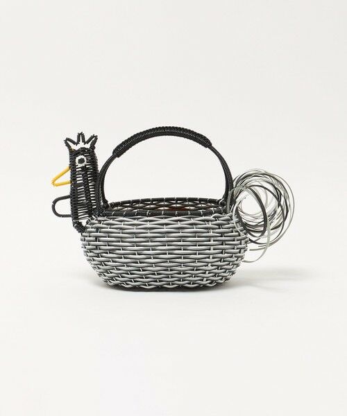 ODETTE E ODILE / オデット エ オディール かごバック | ＜Diminutivo＞ ニワトリバスケット M（BLACK）