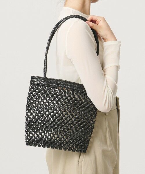 ODETTE E ODILE / オデット エ オディール かごバック | ＜Diminutivo＞スカシアミメッシュ M（BLACK）
