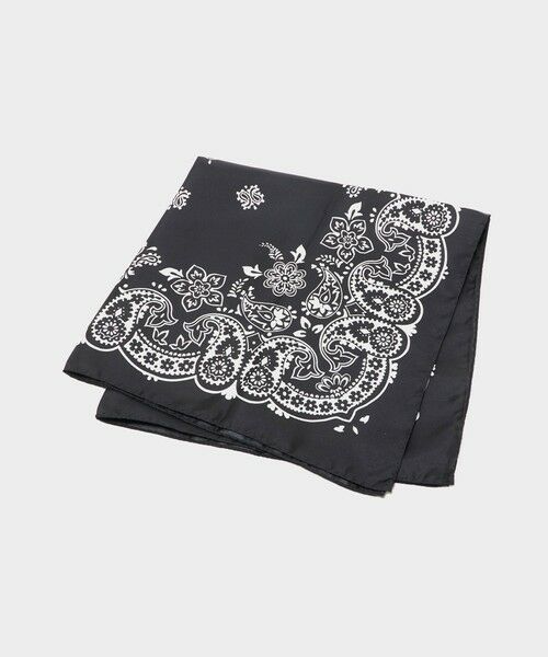 ODETTE E ODILE / オデット エ オディール バンダナ・スカーフ | ＜AULENTTI＞ BANDANAScarf64（BLACK）