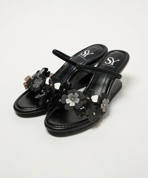 ODETTE E ODILE / オデット エ オディール サンダル | ＜SY＞フラワーウェッジ サンダル60 | 詳細1