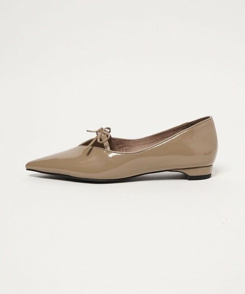 ODETTE E ODILE / オデット エ オディール フラットシューズ | <SY>ポインテッドリボン フラット15↑(BEIGE)