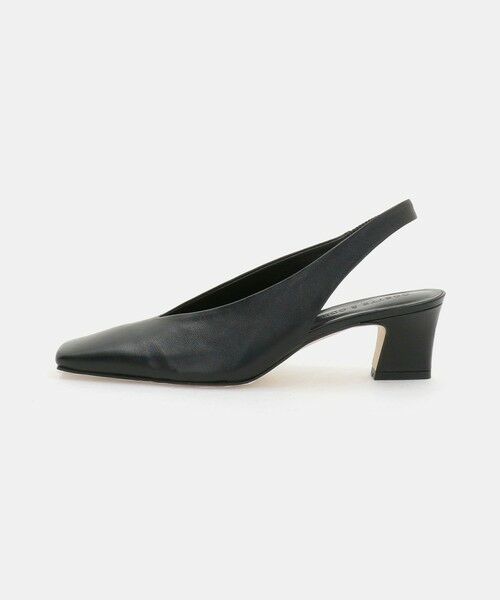 ODETTE E ODILE / オデット エ オディール パンプス | サプルスクエア バックベルト パンプス50↑（BLACK）