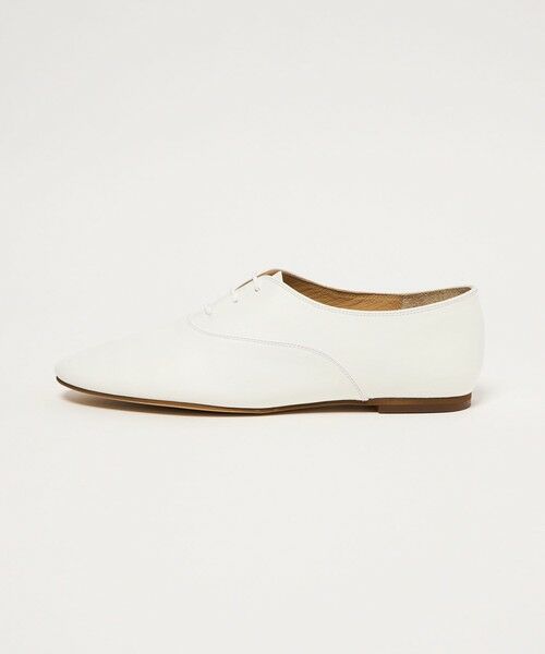 ODETTE E ODILE / オデット エ オディール フラットシューズ | ニュークラシックソフトレースアップ フラット10↑(WHITE)