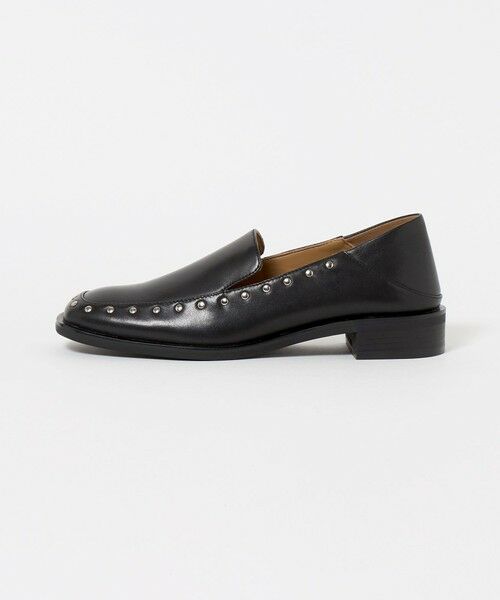 ODETTE E ODILE / オデット エ オディール フラットシューズ | スタッズモカ フラット30↑(BLACK)