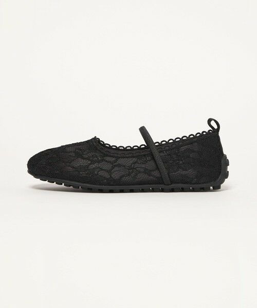 ODETTE E ODILE / オデット エ オディール バレエシューズ | ＜SY＞レースバレエ フラット20↑（BLACK）