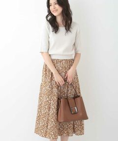 OFUON / オフオン ロング・マキシ丈ワンピース | 【洗える】切り替えワンピース