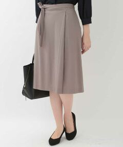 OFUON / オフオン ミニ・ひざ丈スカート | 【洗濯機で洗える】ボックスプリーツタイトスカート