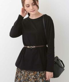 OFUON / オフオン カットソー | 【コットン100％/洗濯機で洗える】ベーシックカットソー