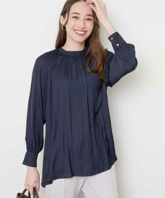 OFUON / オフオン シャツ・ブラウス | 【洗濯機で洗える】ギャザーディテールブラウス