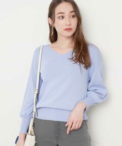 OFUON / オフオン ニット・セーター | 【洗濯機で洗える/毛玉になりにくい】Vネックニット