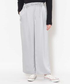 OFUON / オフオン その他パンツ | サテンワイドパンツ