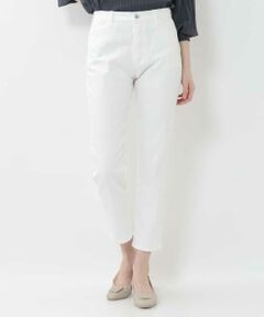 OFUON / オフオン ショート・ハーフ・半端丈パンツ | 【洗濯機で洗える】スリムストレートデニムパンツ