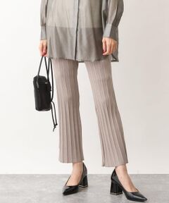 OFUON / オフオン その他パンツ | リブニットパンツ/洗える