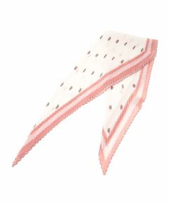 OFUON / オフオン マフラー・ショール・スヌード・ストール | プリーツドットデザインスカーフ