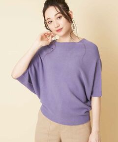 【洗える】【ロングシーズン対応】シームレスイレギュラーニット