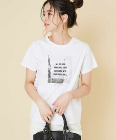 【洗濯機で洗える】フォトロゴプリントTシャツ