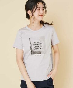 【洗濯機で洗える】フォトロゴプリントTシャツ