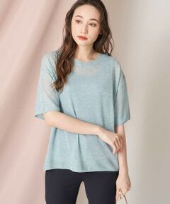 OFUON / オフオン ニット・セーター | 【洗える】シアープルオーバー＋ノースリーブインナー