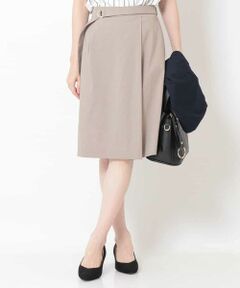 OFUON / オフオン ミニ・ひざ丈スカート | 【洗える】サマーハイパーラップ風タイトスカート