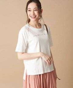 【洗濯機で洗える】ロゴプリントTシャツ