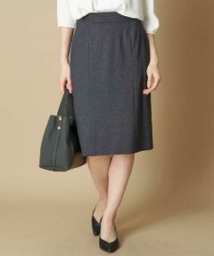 OFUON / オフオン ミニ・ひざ丈スカート | 【セットアップ可/シワになりにくい】ベーシックタイトスカート