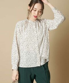 OFUON / オフオン シャツ・ブラウス | 【WEB限定/洗える】ダルメシアンプリントブラウス